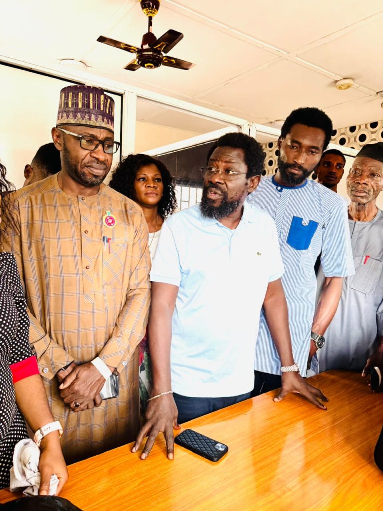 Dele Farotimi with Families and Friends after his recent release